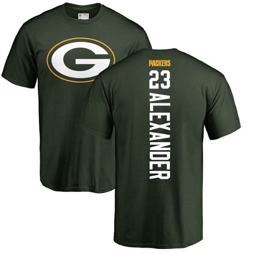 Men Green Bay Packers Green #23 Alexander Jaire Backer Nike NFL T Shirt->green bay packers->NFL Jersey
